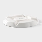 УЦЕНКА Менажница Magistro «Бланш», 24.7×24.5×2.7 см, 5 ячеек, белая - Фото 3