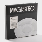 УЦЕНКА Менажница Magistro «Бланш», 24.7×24.5×2.7 см, 5 ячеек, белая - Фото 4