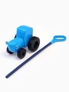 Каталка «Синий трактор» с ручкой, пластиковая - Фото 5