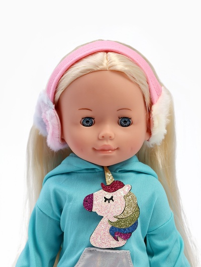 Кукла интерактивная «Полина», 40 см, 2 песни, стихи, 100 фраз, 3 аксессуара