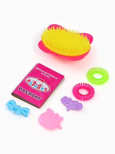 Кукла интерактивная «Полина», 40 см, 2 песни, стихи, 100 фраз, 3 аксессуара