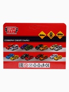 Машина металлическая «ВАЗ-2112», открываются двери, багажник, инерция, 12 см, серебристый - Фото 8