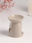 Аромалампа для эфирных масел «Звезда», керамика, песочная, 6.3×6.3×7.5 см - Фото 3