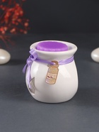 Набор: аромалампа для эфирных масел, мелтс из воска ароматический «Лаванда», сиреневая, 6.5×6.2×7.5 см - Фото 2