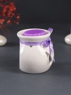 Набор: аромалампа для эфирных масел, мелтс из воска ароматический «Лаванда», сиреневая, 6.5×6.2×7.5 см - Фото 3