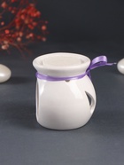 Набор: аромалампа для эфирных масел, мелтс из воска ароматический «Жасмин», белая, 6.5×6.2×7.5 см - Фото 3