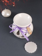 Набор: аромалампа для эфирных масел, мелтс из воска ароматический «Жасмин», белая, 6.5×6.2×7.5 см - Фото 6