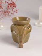 Аромалампа для эфирных масел «Слонёнок», керамика, т. оливковая, 8×10×9 см - Фото 2