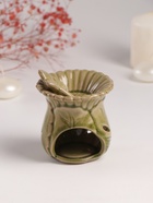 Аромалампа для эфирных масел «Бабочка на цветке», керамика, т. беж, 7.5×8.5×9.8 см - Фото 4