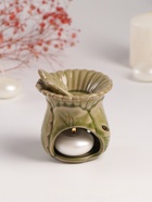 Аромалампа для эфирных масел «Бабочка на цветке», керамика, т. беж, 7.5×8.5×9.8 см - Фото 5