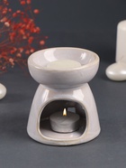 Набор: аромалампа для эфирных масел, мелтс из воска ароматический «Слон со слонёнком», светлый беж, 10×10×9 см - Фото 6