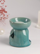 Набор: аромалампа для эфирных масел, мелтс из воска ароматический «Слон со слонёнком», бирюза, 10×10×9 см - Фото 5