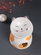 Аромалампа для эфирных масел «Котик пятнистый», керамика, 10.5×10.5×10.5 см - Фото 6