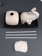 Набор: диффузор для эфирных масел «Слон», фигурка керамика, сад камней, аромапалочки 3 шт., 9.5×20×16 см - Фото 8