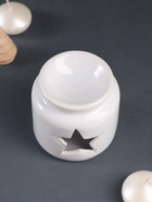 Набор: аромалампа для эфирных масел, мелтсы из воска ароматические «Звезда», белая, 7.5×7.5×8 см - Фото 7