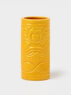 Стакан для коктейлей «Тики остров», 400 мл, d=7 см, h=14.5 см, керамика, жёлтый - Фото 3