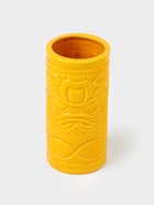 Стакан для коктейлей «Тики остров», 400 мл, d=7 см, h=14.5 см, керамика, жёлтый - Фото 4