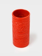 Стакан для коктейлей «Тики остров», 400 мл, d=7 см, h=14.5 см, керамика, красный - Фото 4