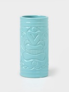 Стакан для коктейлей «Тики остров», 400 мл, d=7 см, h=14.5 см, керамика, голубой - Фото 1