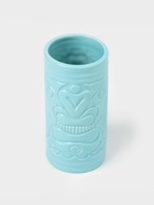 Стакан для коктейлей «Тики остров», 400 мл, d=7 см, h=14.5 см, керамика, голубой - Фото 4