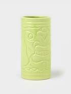 Стакан для коктейлей «Тики остров», 400 мл, d=7 см, h=14.5 см, керамика, зелёный - Фото 2