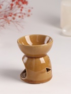 Аромалампа для эфирных масел «Узор», керамика, жжёный сахар, 7×7×7.8 см - Фото 3