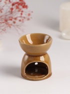 Аромалампа для эфирных масел «Узор», керамика, жжёный сахар, 7×7×7.8 см - Фото 4