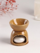 Аромалампа для эфирных масел «Узор», керамика, жжёный сахар, 7×7×7.8 см - Фото 5