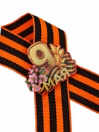 Значок с георгиевской лентой на 9 Мая «Спасибо за победу», 10.5×14 см 10732206