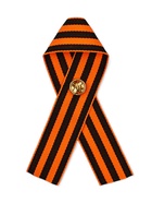 Значок с георгиевской лентой на 9 Мая «С Днём Великой Победы 80 лет», 10.5×14 см 10744971