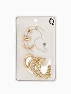 Набор серьги и каффы 9 шт. «Кольца», переплетение, цвет золото - Фото 10