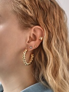 Набор серьги и каффы 9 шт. «Кольца» переплетение, цвет золото - Фото 5