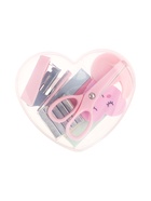 Канцелярский набор (степлер, скобы 500 штук, клейкая лента 10 мм × 2 м, ножницы, ластик, 50 блок-листов - 4 цвета) - Фото 1