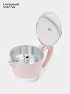 Кофеварка гейзерная Доляна «Облако», 150 мл, на 3 чашки, алюминий, розовая - Фото 3
