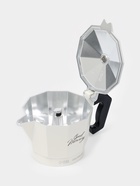 Кофеварка гейзерная Доляна Good morning, 150 мл, на 3 чашки, алюминий, белая - Фото 3