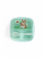 Ланч - бокс с клапаном «Зайка», 3 секции, 14×14×5 см - Фото 1