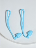 Беруши, 10×1.3 см, в футляре, пара, силиконовые, голубой - Фото 3