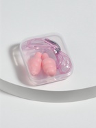 Беруши на шнурке, 3×1.5 см, в футляре, фасовка 10 шт., силиконовые, розовые - Фото 5