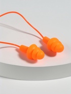 Беруши на шнурке, 3×1.5 см, в футляре, фасовка 10 шт., силиконовые, оранжевые - Фото 2