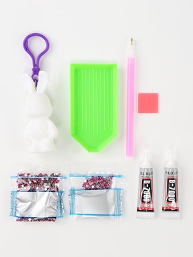 {{photo.Alt || photo.Description || 'УЦЕНКА Набор для творчества Алмазный зайка, розовый, брелок'}}