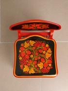 Стул детский, разборный, с хохломской росписью, 2 ростовая категория, 55×30×29 см - Фото 4