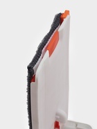 Швабра с отжимом и водосгоном Raccoon, 2 насадки из микрофибры 39×12 см, стальная ручка 130 см - Фото 14