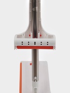 Швабра с отжимом и водосгоном Raccoon, 2 насадки из микрофибры 39×12 см, стальная ручка 130 см - Фото 15