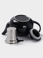 УЦЕНКА Чайник заварочный «Глянец», 1100 мл, чёрный, металл сито - Фото 3