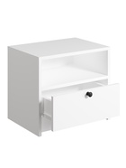 Тумба прикроватная «Найс», 460×333×400 мм, белый/белый - фото 23587348