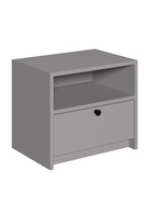 Тумба прикроватная «Найс», 460×333×400 мм, серый шифер/серый шифер - Фото 1