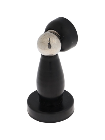 УЦЕНКА Упор дверной LOCKLAND, магнитный, черный, 91×167 мм