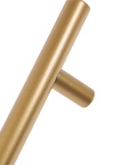 УЦЕНКА Ручка рейлинг ТУНДРА, облегчённая, d=12 мм, м/о 128/200 мм, внеш. ножка, цвет золото 10879747