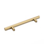 УЦЕНКА Ручка рейлинг ТУНДРА, облегчённая, d=12 мм, м/о 128/200 мм, внеш. ножка, цвет золото 10879747