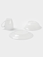 Набор детской посуды Дулевский фарфор «Веселый гонщик», 3 предмета: тарелка 175 мл, миска 360 мл, кружка 210 мл, белый - Фото 4